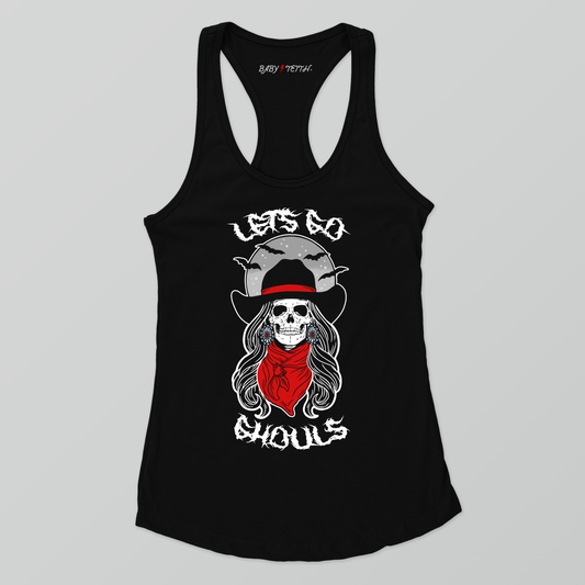 Let's Go Ghouls Racerback Tank